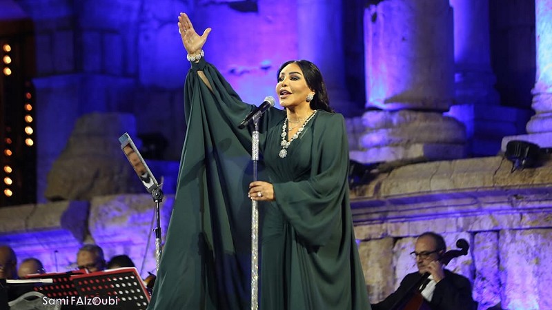 الفنانة أحلام تُوقف حفلها في مهرجان جرش فجأة .. والسبب يثير الجدل